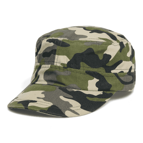 Chokore Camouflage Flat Top Cap (Green)