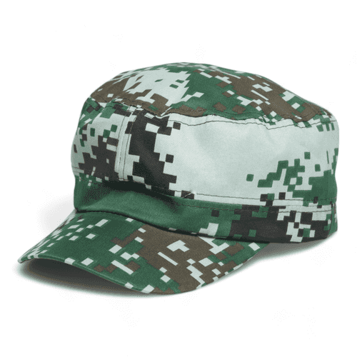 Chokore Flat Top Camouflage Cap (Green)