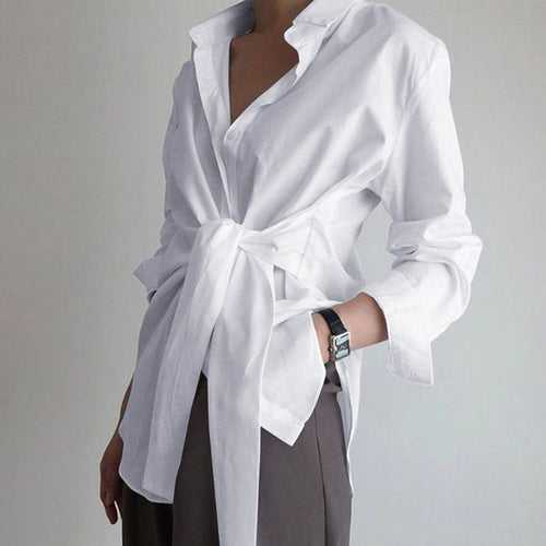 Front knot shirt