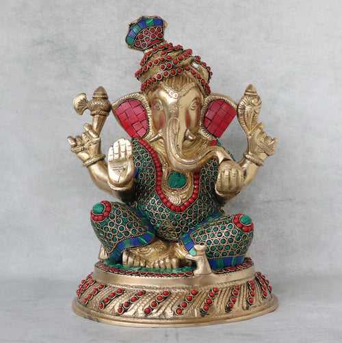 Pagdi Ganesha Idol by Satgurus