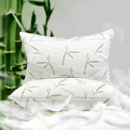 Spur Feather Pillow with Bamboo Fabric Cover