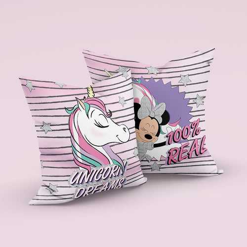 Disney Unicorn & Minnie Reversible Cushion (Pack of 1)