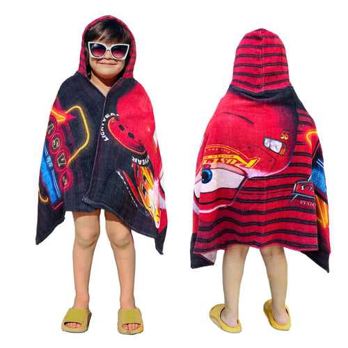 Cars Kids Hooded Towel in 400 GSM