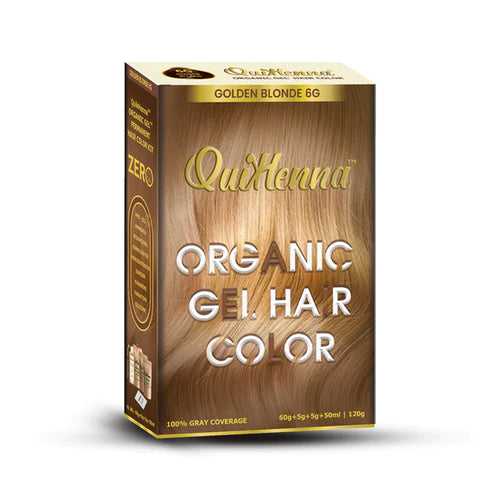 QuikHenna Gel Organic Hair Colour Golden Blonde 6G byPureNaturals