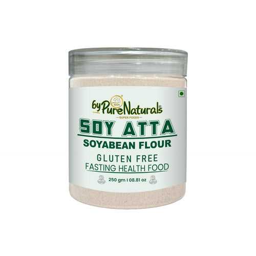 byPurenaturals Soy Atta - Soybean Flour- GLUTEN FREE READY TO USE ATTA 250gm