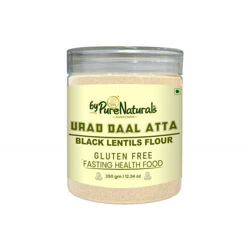 byPurenaturals Urad Daal Atta - Black Lentils Flour- GLUTEN FREE READY TO USE ATTA 350gm