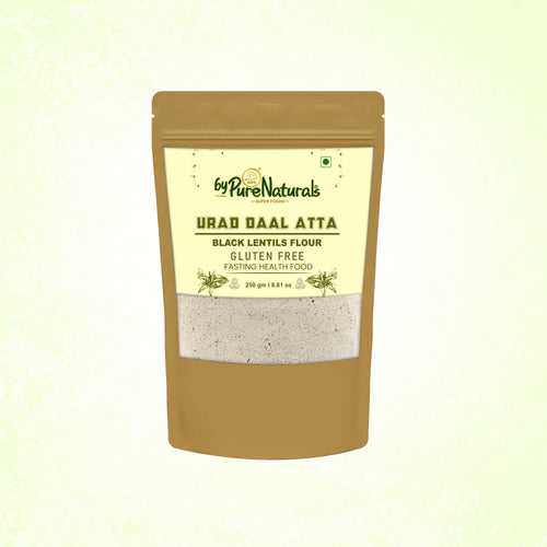 byPurenaturals Urad Daal Atta - Black Lentils Flour- GLUTEN FREE READY TO USE ATTA 250gm