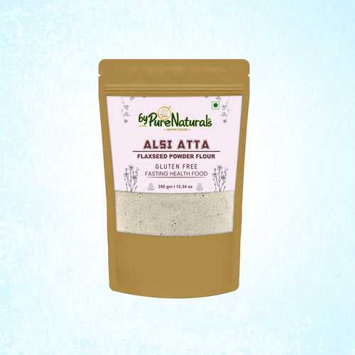 byPurenaturals Alsi Atta - Flaxseed Powder Flour - GLUTEN FREE READY TO USE ATTA 350gm