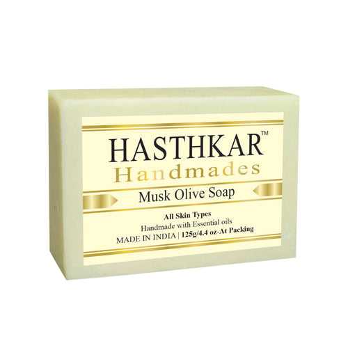 Hasthkar Handmades Glycerine Natural Musk olive Soap 125Gm