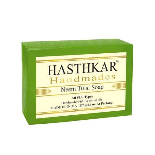 Hasthkar Handmades Glycerine Natural Neem tulsi Soap 125Gm