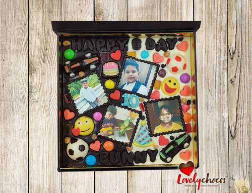 Personalized birthday gift chocolate for boy