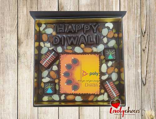 Diwali personalized chocolate for corporate gifting