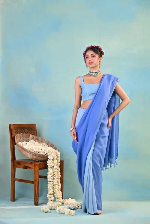 Jheel Linen Sari