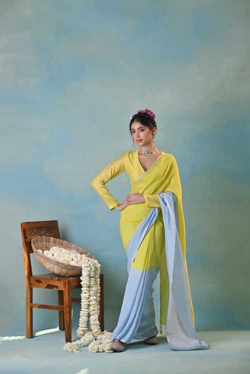 Sabz Linen Sari