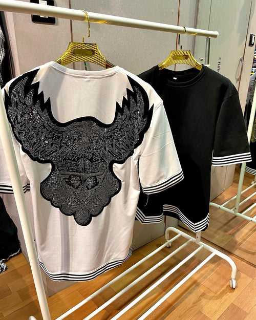 Oversized Eagle Patch T-shirt