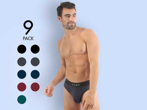 Second Skin MicroModal Solid Brief (Pack of 9)