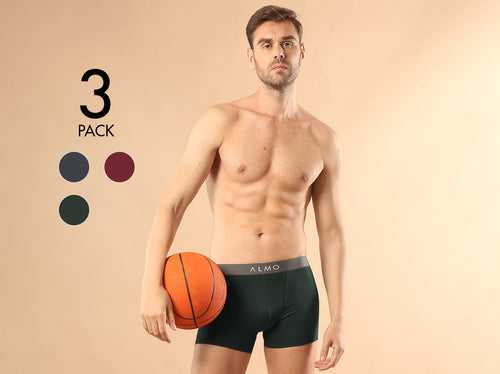 Better Cotton Solid Trunk (Pack of 3)