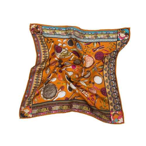 Spice Magic Silk Pocket Square