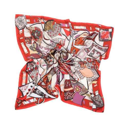 Festivals Of Kites Silk Printed Pocket Square