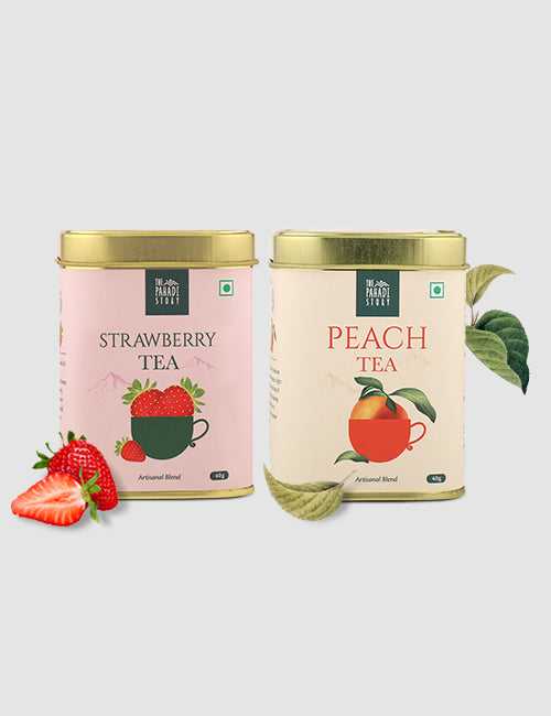 Strawberry and Peach Tea Combo: