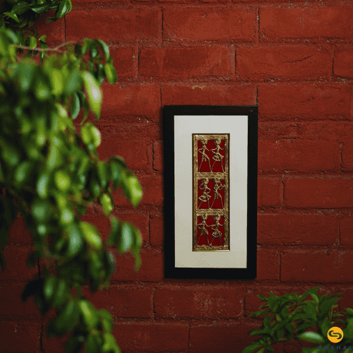 Brass Dhokra Art Wall Frame | Best for Wall Decor | Coshal | CD48