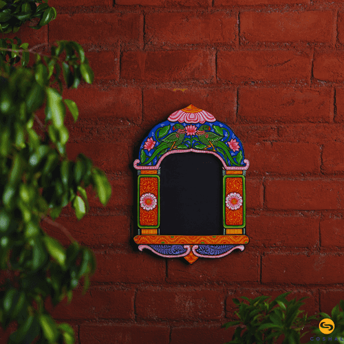 Handpainted Jharokha | Odhisha Pattachitra Art | Wooden Home Wall Decor | Coshal | OD39