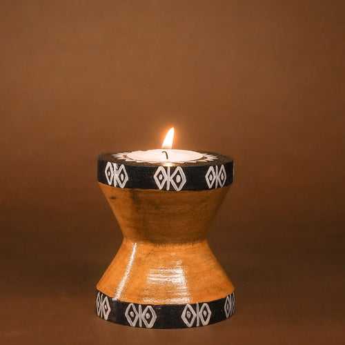 Tealight Holder | Wooden | Gifting and Home Décor for Diwali & Christmas | Coshal |D11