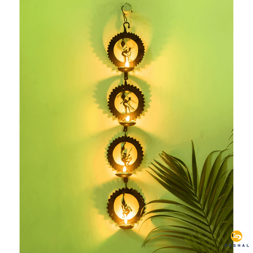Wall Hangings For Living Room Tealights | Wrought Iron Decorative pieces | Joda Laman | Coshal | CI10
