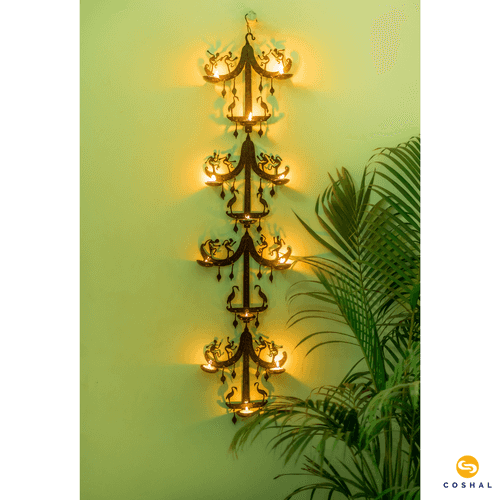 Wall hanging decoration Tealights | Wrought Iron Decorative pieces | Joda Laman | Coshal | CI08
