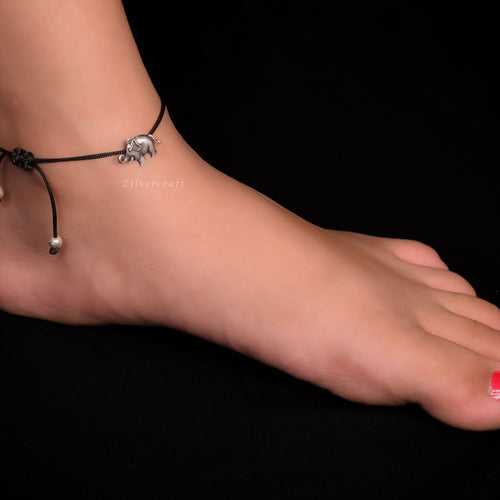 Haathi Nazarbattu Anklet (Single)