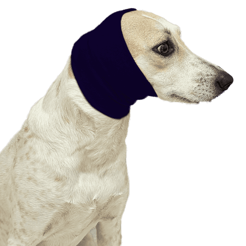 Navy Blue Ear Muff For Dogs