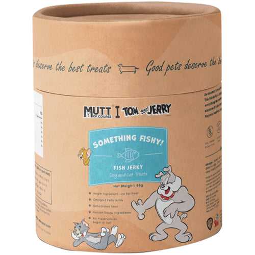 Tom and Jerry X Mutt of Course Fish Jerky For Cats and Dogs (85gms)