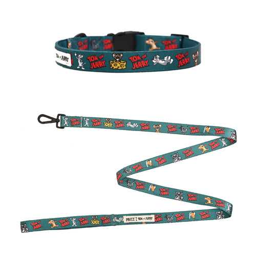 Happy Green Collar + Leash Set