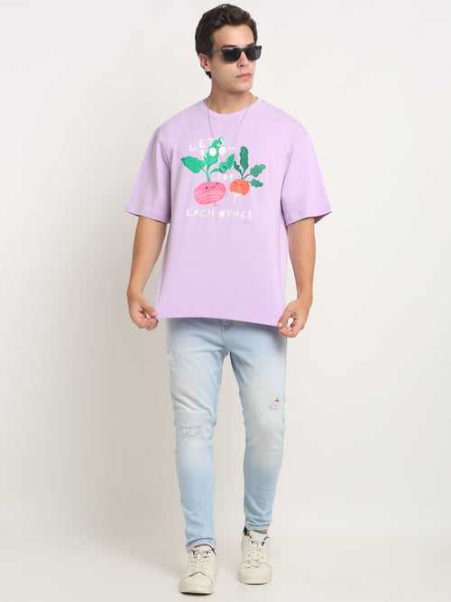 Let's Root For Each Other - Viola Oversized T-Shirt