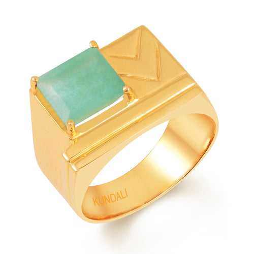 Phantom Emerald (Panna) gold ring