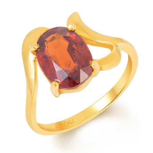 Sublime Garnet (Gomed) gold ring