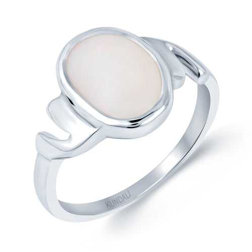 Promise Opal silver ring