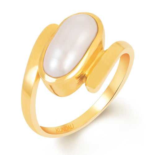 Dreamy Pearl (Moti) gold ring