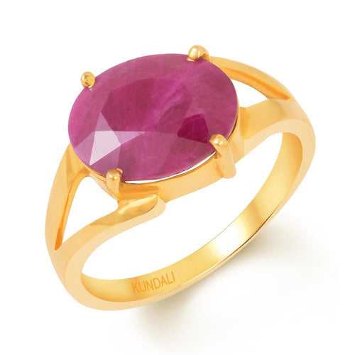 Reva Ruby (Manik) gold ring