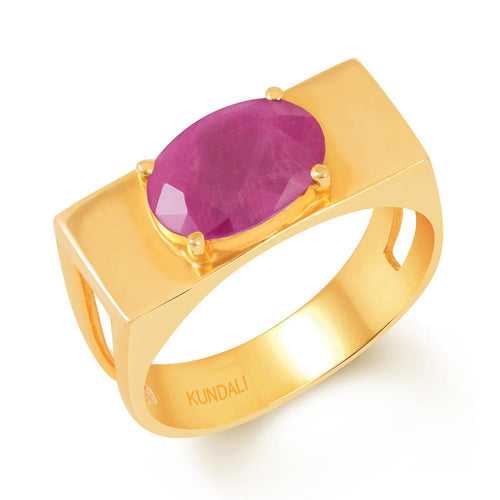 Supreme Ruby (Manik) gold ring