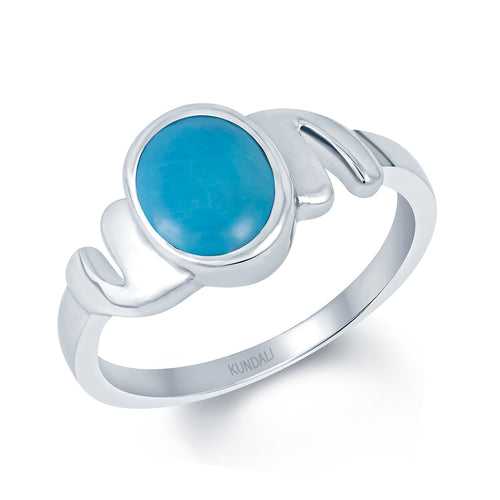 Promise Turquoise (Firoza) silver ring