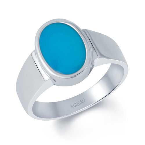 Czar Turquoise (Firoza) silver ring