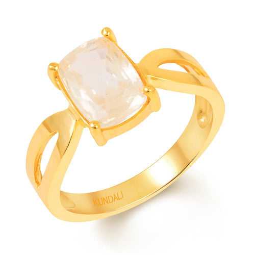 Grace Yellow sapphire (Pukhraj) gold ring