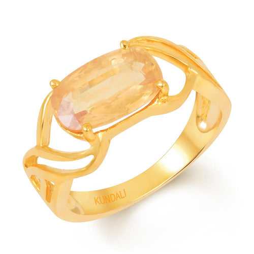 Glory Yellow sapphire (Pukhraj) gold ring