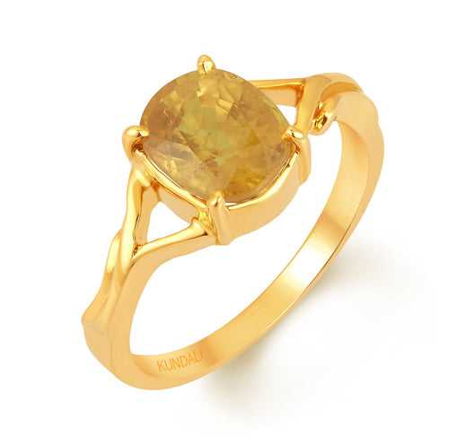 Viva Yellow sapphire (Pukhraj) gold ring