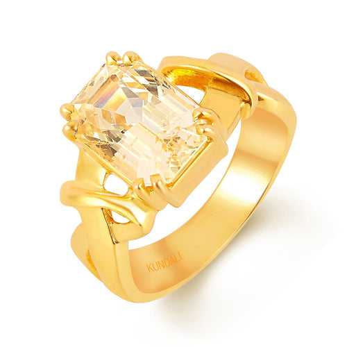 Marvel Yellow sapphire (Pukhraj) gold ring