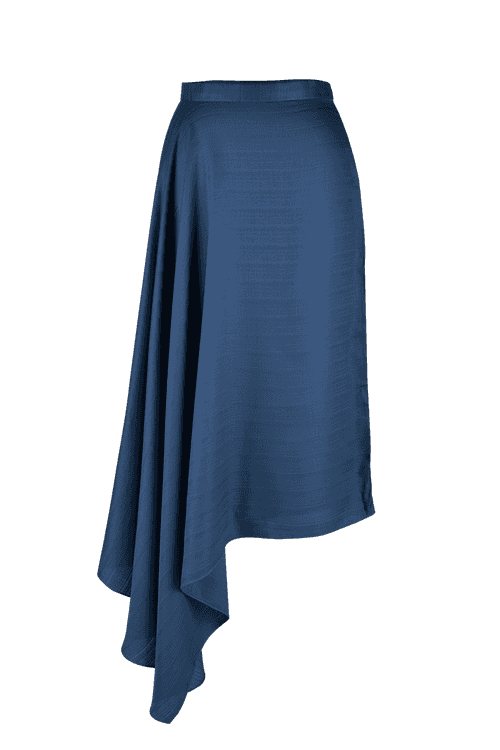 Ebb and Flow Asymmetric Skirt