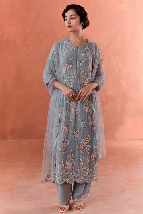 Bloom Cutdana Kurta Set (Ready To Ship)