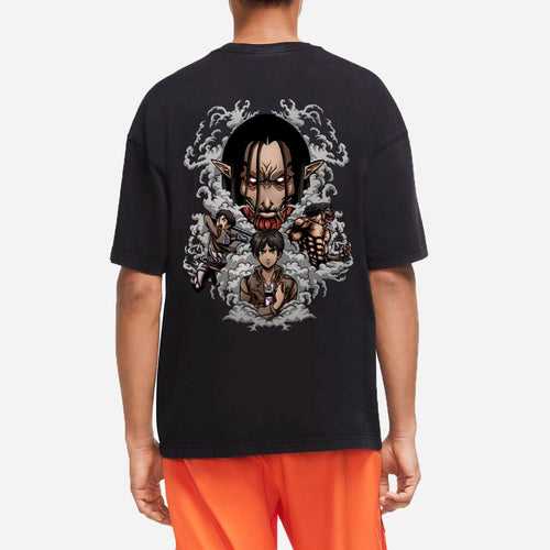 Eren's Titanic Rampage - AOT / Oversized T-shirt