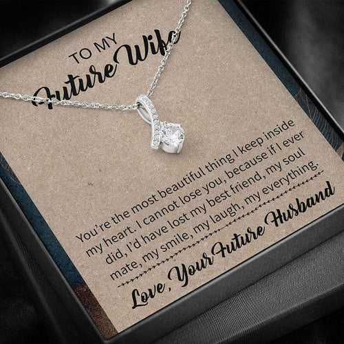 Thoughtful Gift For Wife To Be - Pure Silver Necklace Gift Set